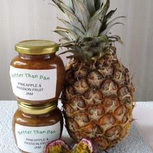 Pineapple and passion fruit jam